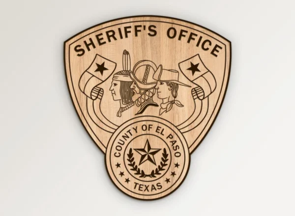 El Paso County Texas Sheriffs Office Patch SVG Vector911