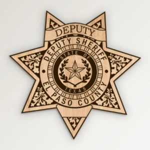 El Paso County Texas Deputy Sheriff Badge SVG Vector911