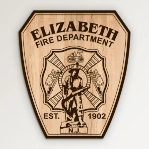 Elizabeth New Jersey Fire Department Patch SVG Vector911