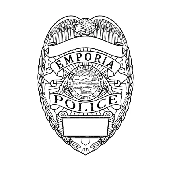 Emporia Kansas Police Badge - Image 2