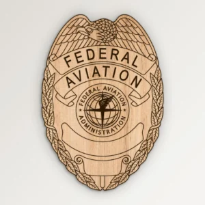 Federal Aviation FAA Badge SVG Vector911