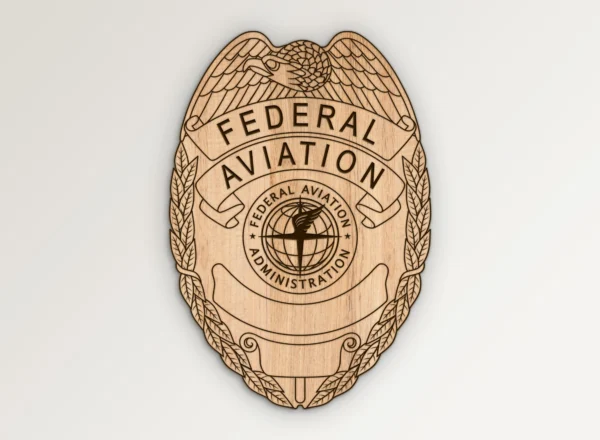 Federal Aviation FAA Badge SVG Vector911