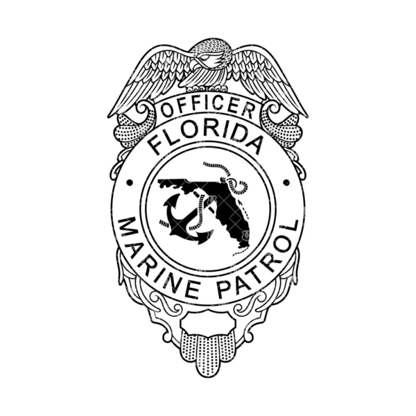 Florida Marine Patrol Officer Badge - Image 2