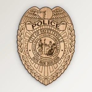 Fayetteville North Carolina Police Badge SVG Vector911