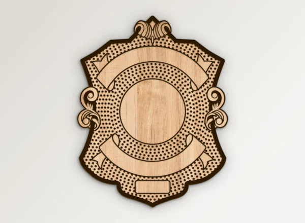 Blank Fire Department Style Badge v1 SVG Vector911