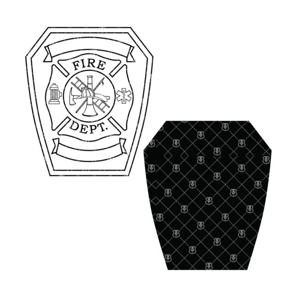 Blank Fire Department Style Badge v2 - Image 3