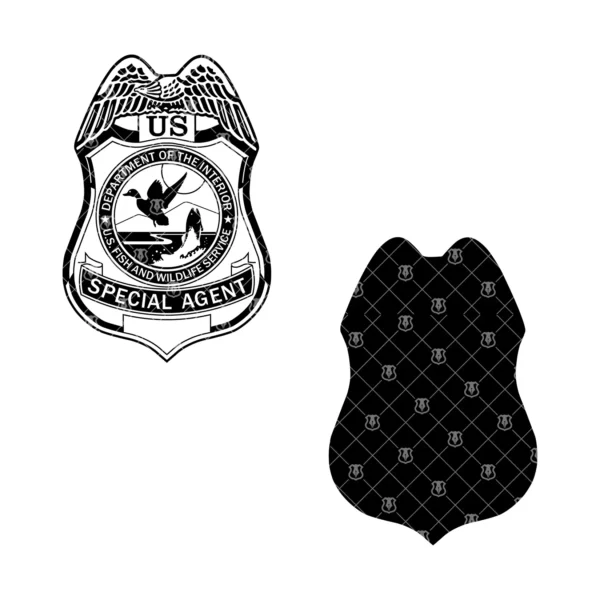 US Fish and Wildlife Service Special Agent Badge - Image 3