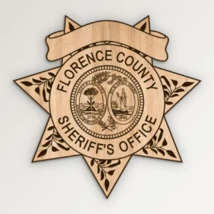 Florence County South Carolina Sheriffs Office Badge SVG Vector911