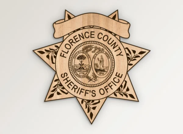 Florence County South Carolina Sheriffs Office Badge SVG Vector911