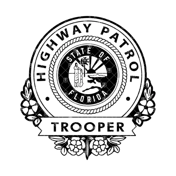 Florida Highway Patrol Trooper Emblem - Image 2