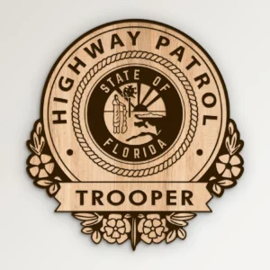 Florida Highway Patrol Trooper Emblem SVG Vector911