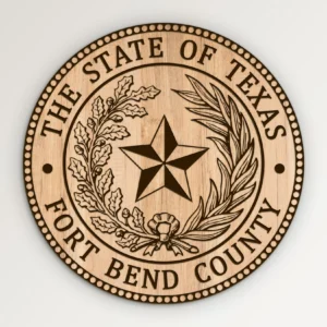 Fort Bend County Texas Seal SVG Vector911