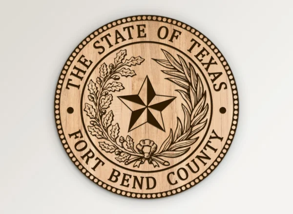 Fort Bend County Texas Seal SVG Vector911