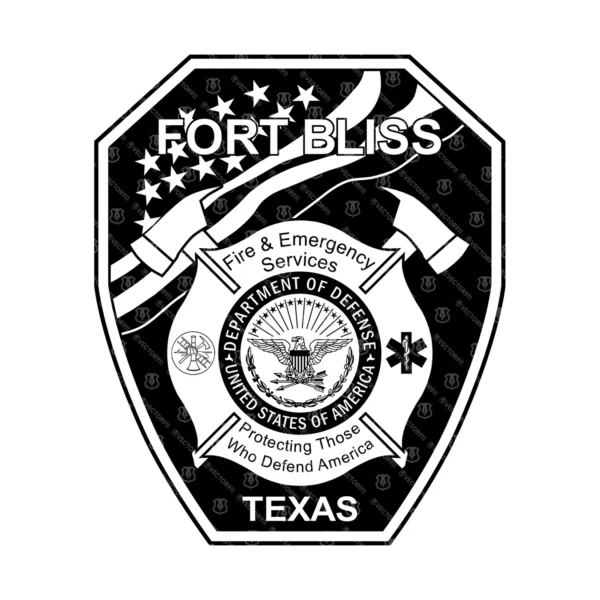 Fort Bliss Texas Fire Department Emblem - Image 2