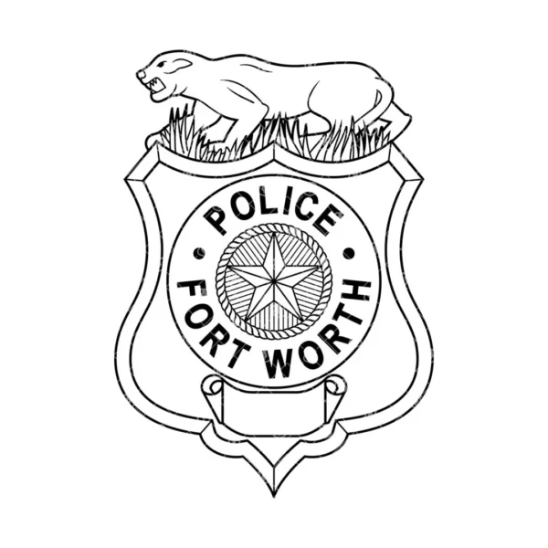 Fort Worth Texas Police Badge - Image 2