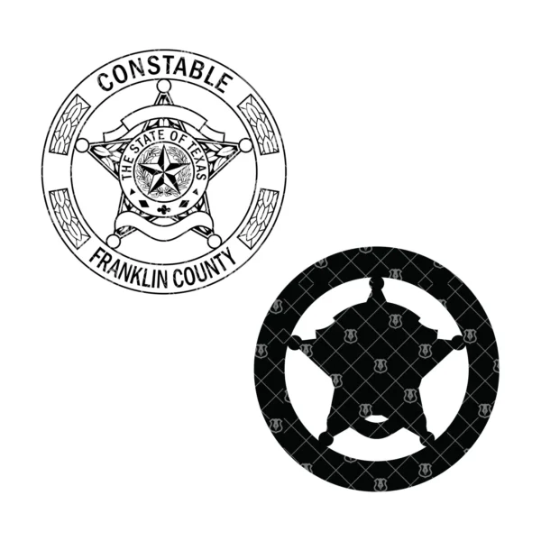 Franklin County Texas Constable Badge - Image 3