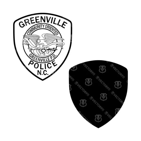 Greenville North Carolina Police Patch - Image 3