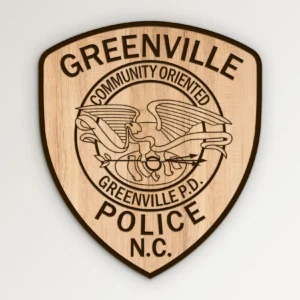 Greenville North Carolina Police Patch SVG Vector911