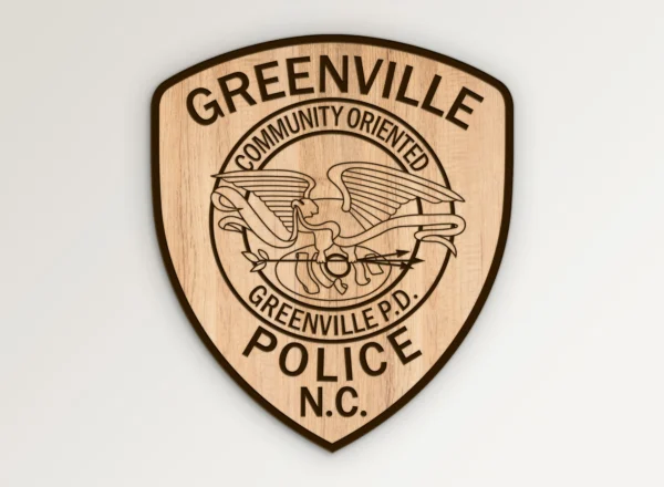 Greenville North Carolina Police Patch SVG Vector911