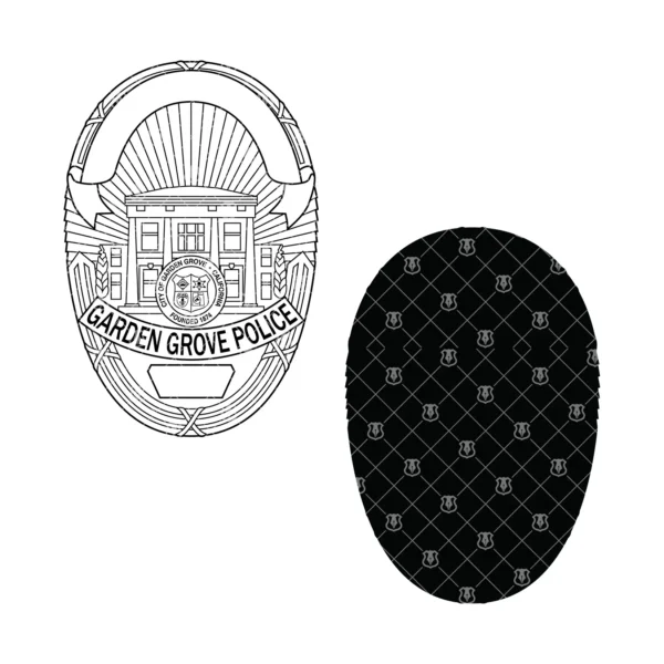 Garden Grove California Police Badge - Image 3