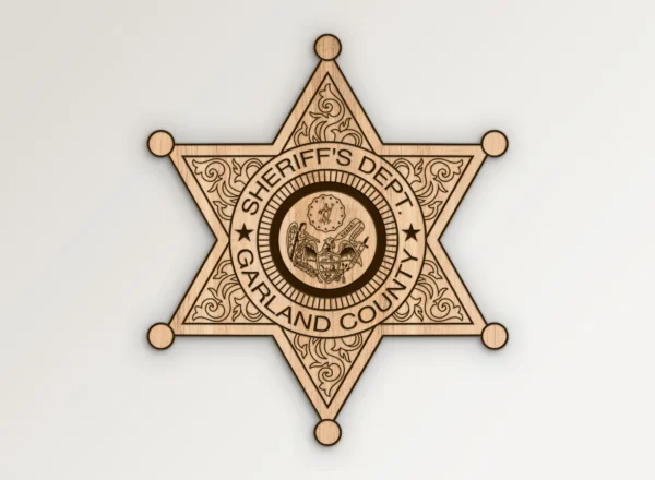 Garland County Arkansas Sheriffs Department Badge SVG Vector911