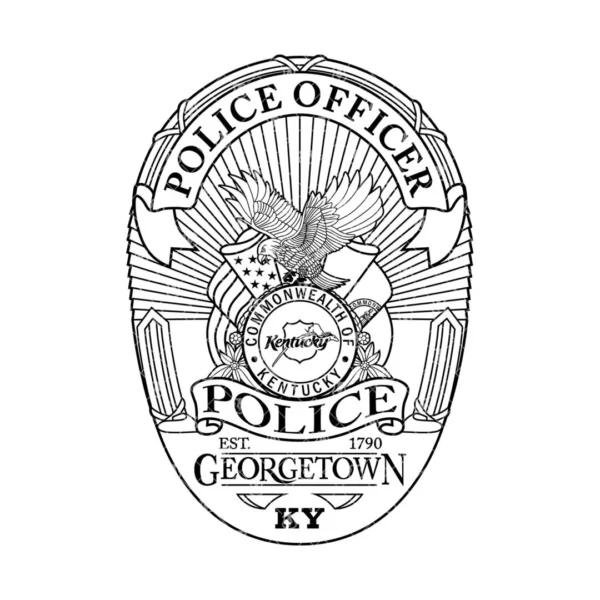 Georgetown Kentucky Police Officer Badge - Image 2