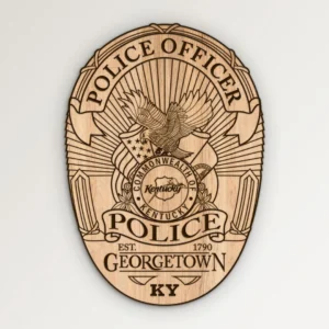 Georgetown Kentucky Police Officer Badge SVG Vector911