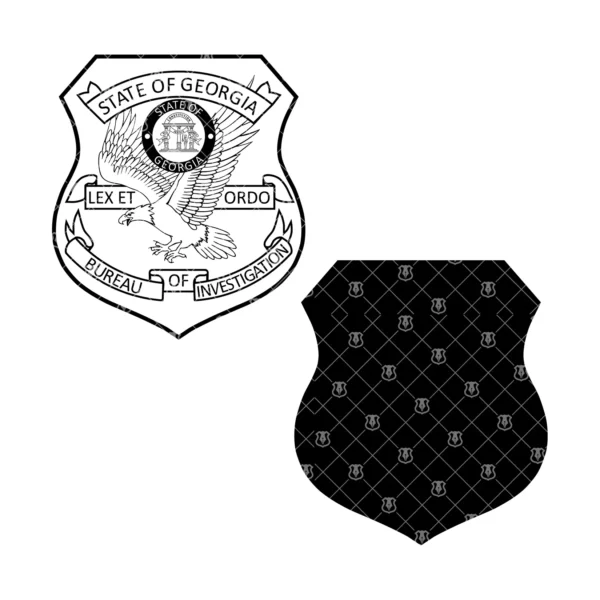 Georgia Bureau of Investigation Badge - Image 3