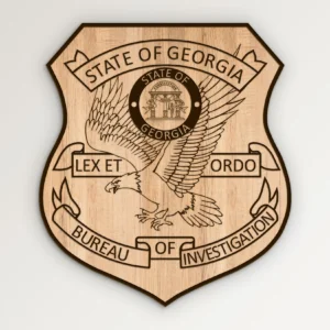 State of Georgia Bureau of Investigations Badge SVG Vector911