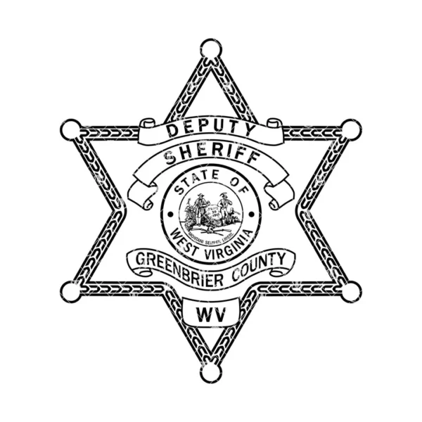 Greenbrier County West Virginia Deputy Sheriff Badge - Image 2