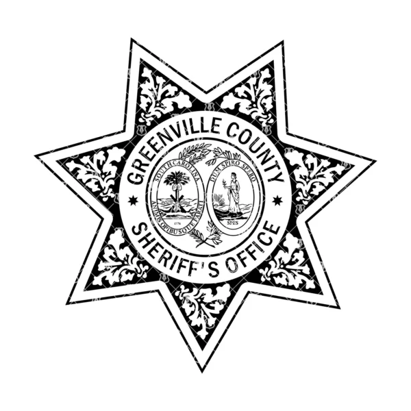 Greenville South Carolina Sheriff's Office Badge - Image 2