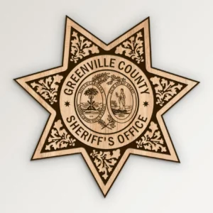 Greenville County South Carolina Sheriffs Office Badge SVG Vector911