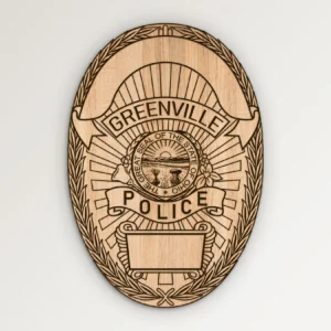 Greenville Ohio Police Badge SVG Vector911