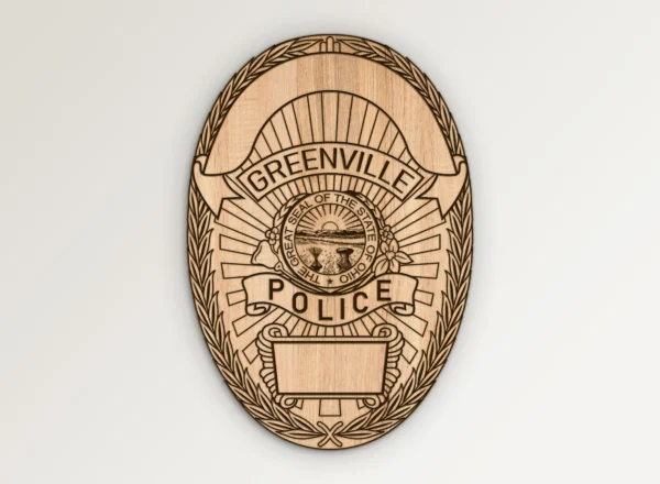 Greenville Ohio Police Badge SVG Vector911