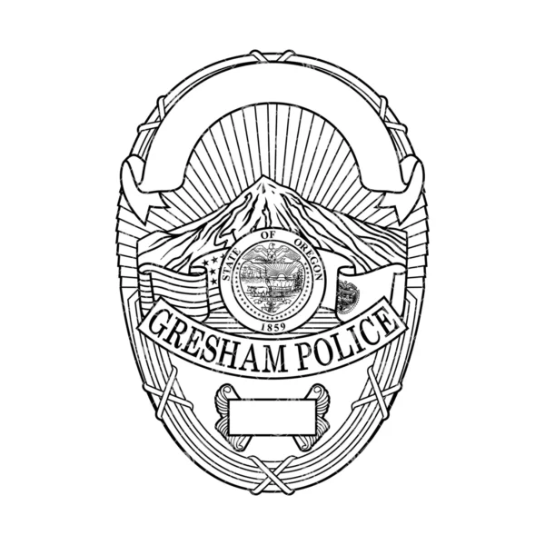 Gresham Oregon Police Badge - Image 2