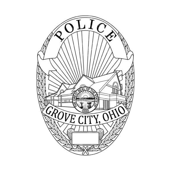 Grove City Ohio Police Badge - Image 2