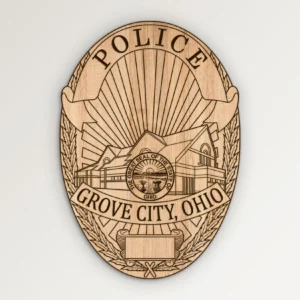 Grove City Ohio Police Badge SVG VECTOR911