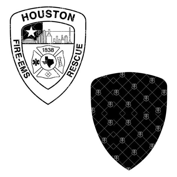 Houston Texas Fire Department Patch - Image 3