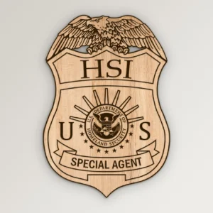 HSI Special Agent Badge SVG Vector911