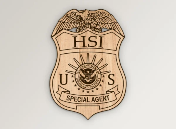 HSI Special Agent Badge SVG Vector911