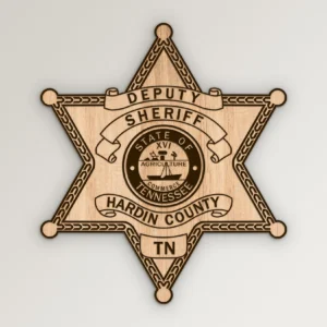 Hardin TN Sheriff Deputy Badge SVG Vector911