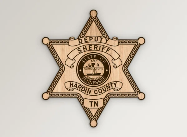 Hardin TN Sheriff Deputy Badge SVG Vector911