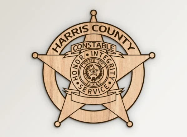 Harris County Texas Constable Badge SVG Vector911