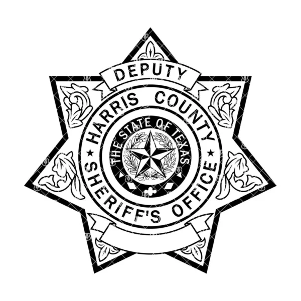 Harris County Texas Sheriff Deputy Badge - Image 2