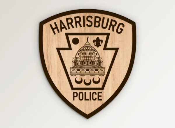 Harrisburg Pennsylvania Police Patch SVG Vector911