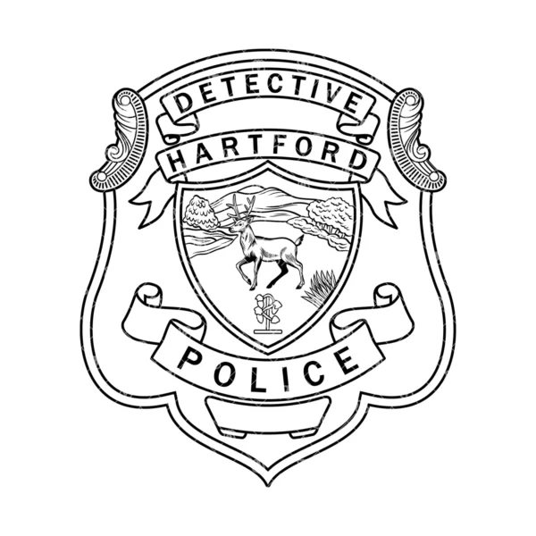 Hartford Connecticut Police Detective Badge - Image 2