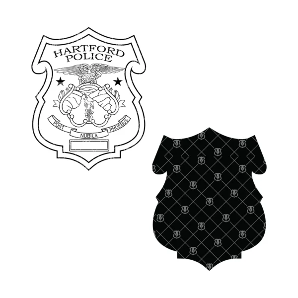 Hartford Connecticut Police Badge - Image 3