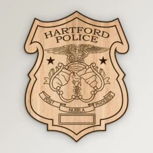 Hartford Connecticut Police Badge SVG Vector911