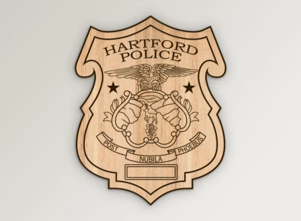 Hartford Connecticut Police Badge SVG Vector911