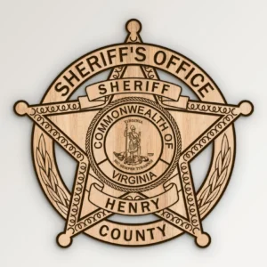 Henry Virginia Sheriff's Office Badge SVG Vector911